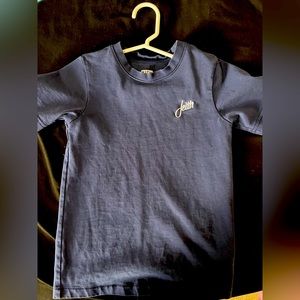 Navy blue kith shirt